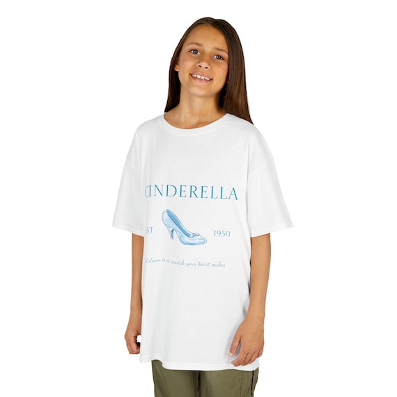 Cinderella Kids' Tee - Enchanted Fairy Tale Shirt, Birthday Gift, Party Outfit, Storybook Apparel, Magical Dreams, Dress-Up