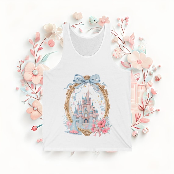 Disney Vacation Unisex Tank Top, Personalized Whimsical Trip Shirt, Celebration Cute Fun Tee, Holiday Family Matching Outfit, Summer