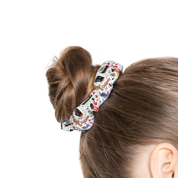 Scrunchie, Disney Cruise Line Inspired Hair Accessory, Fun Art Disneybounding Kids and Adults, Hair Tie, Hair Elastic, Hair Band, Hair