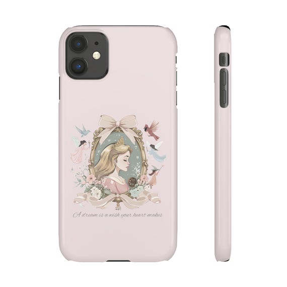 Princess Aurora Disney Snap Cases, Sleeping Beauty Inspired Phone Cover, iPhone Samsung Case, Personalized Gift