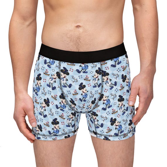 Disney Cruise Line Mickey Mouse Sailor Christmas Boxers