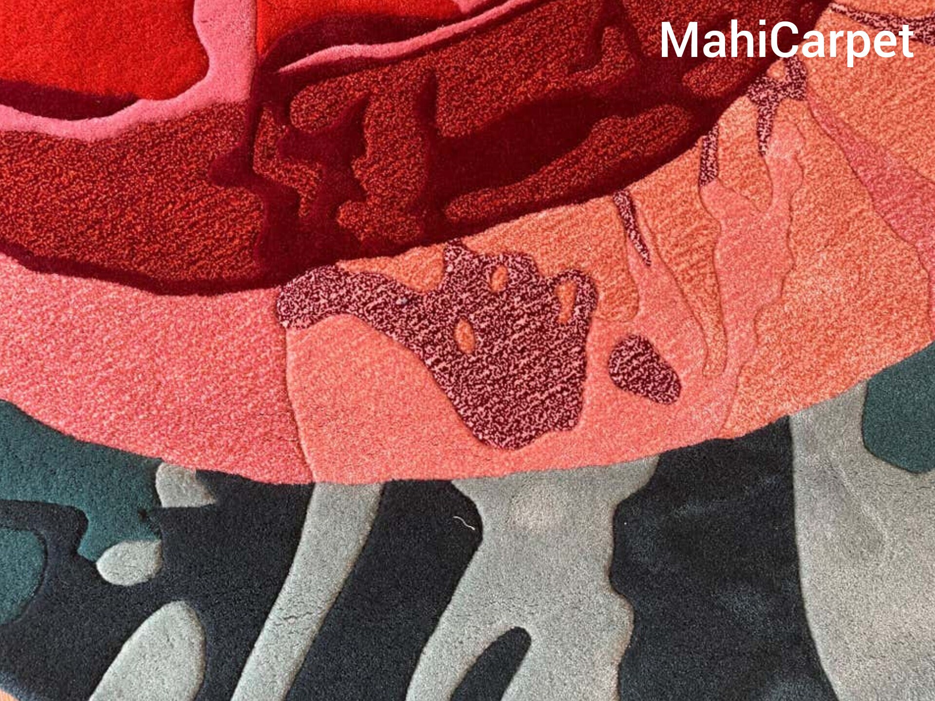 Modern Irregular Hand-tufted Woolen Rugs Mahicarpet Unique Designs ...