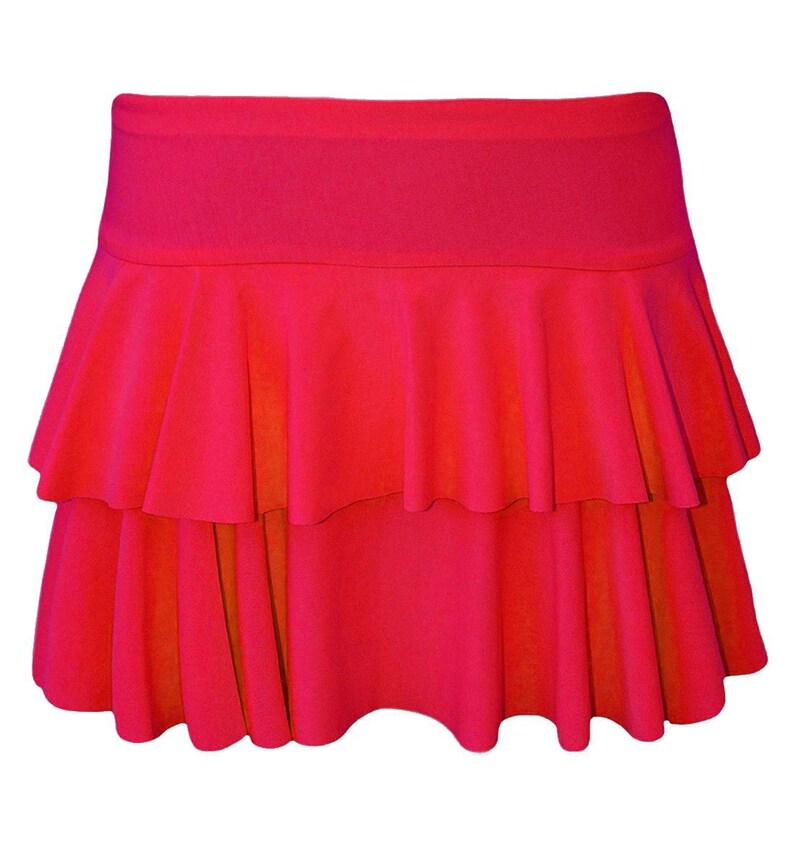 Ladie Frill Mini RARA Skirt Women Tartan Check Pleated Gathered Short