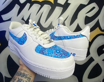 nike air force 1 custom bandana