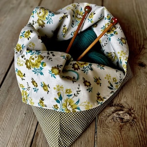 Omkeerbare Japanse Bento Origami Vichy tas
