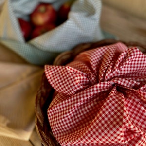 Sac Bento Japonais Origami Petits Carreaux Vichy