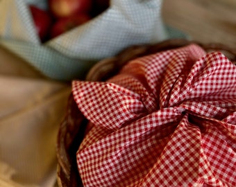 Japanse Origami Bento Bag Kleine Vichy-ruiten