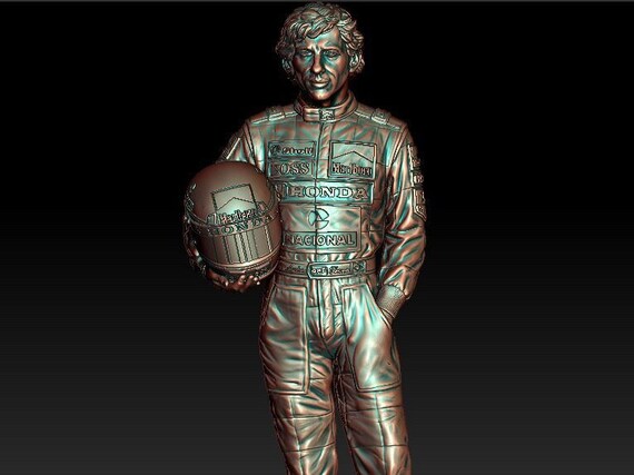 Ayrton Senna STL File 3D Printing STL File for Resin Printers | Etsy