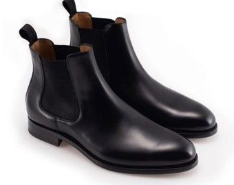 Chelsea Boot , Leather Boot Men's, Ankle Boots, Formal Boot , Handmade Boots, Lace Boot, Oxford Shoes men, Italian Shoes, Oxford Shoes