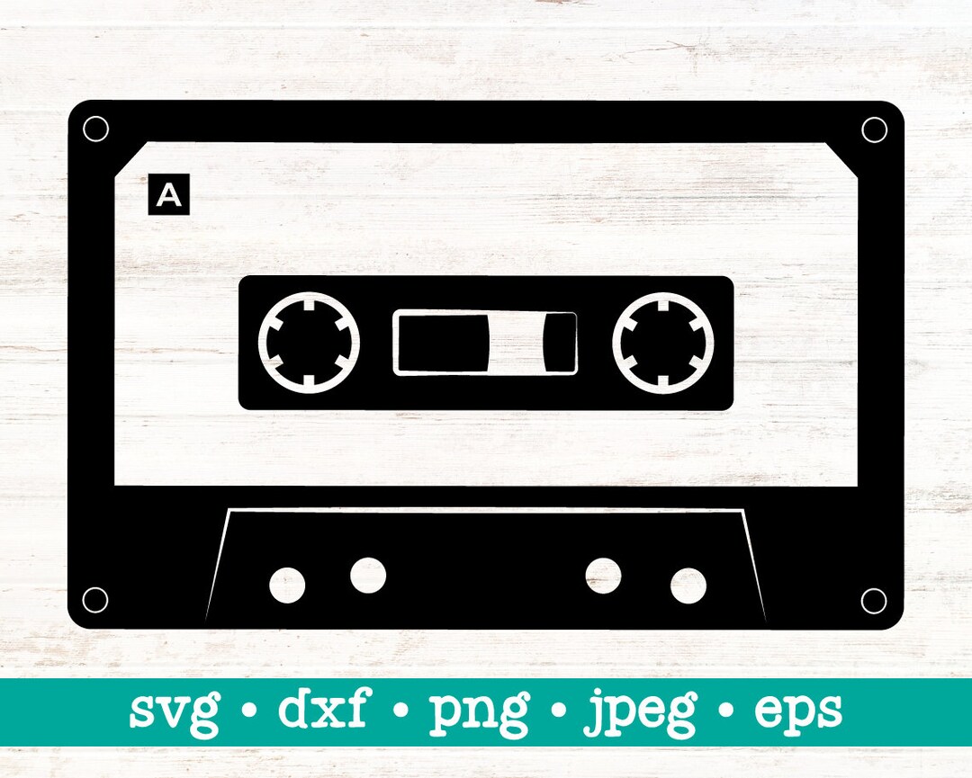 Cassette Tape Svg, Cassette Tape Svg File, Cassette Tape Png, Cassette