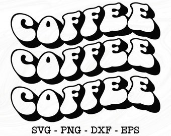 Kawa svg, Falista kawa svg, Koszulka z kawą svg, Miłośnik kawy svg, Mrożona kawa png, Falista kawa svg, Miłośnik kawy svg, Cytat o kawie svg
