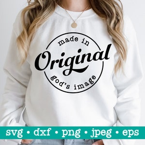 Made in god&#39;s image svg, Made in gods image svg, Christian svg, Jesus svg, Church svg, Religious svg, Worship svg, God svg, Lord svg