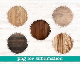 Rustic wood sublimation, Rustic wood background, Circle rustic wood clipart, Rustic wood png, Wooden frames png, Natural wood background png