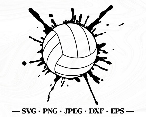 Volleyball Svg Volleyball Cut File Sports Svg Volleyball - Etsy