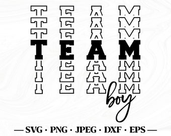 Team boy svg, arquivo Team boy svg, Team boy dxf, arquivo de corte Team boy, Team boy png, gênero revelado svg, anúncio de bebê svg, gênero svg png dxf