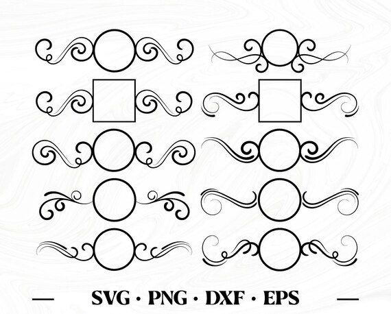 Mailbox Svg Mailbox Decal Svg Mailbox Monogram Frame Svg | Etsy UK