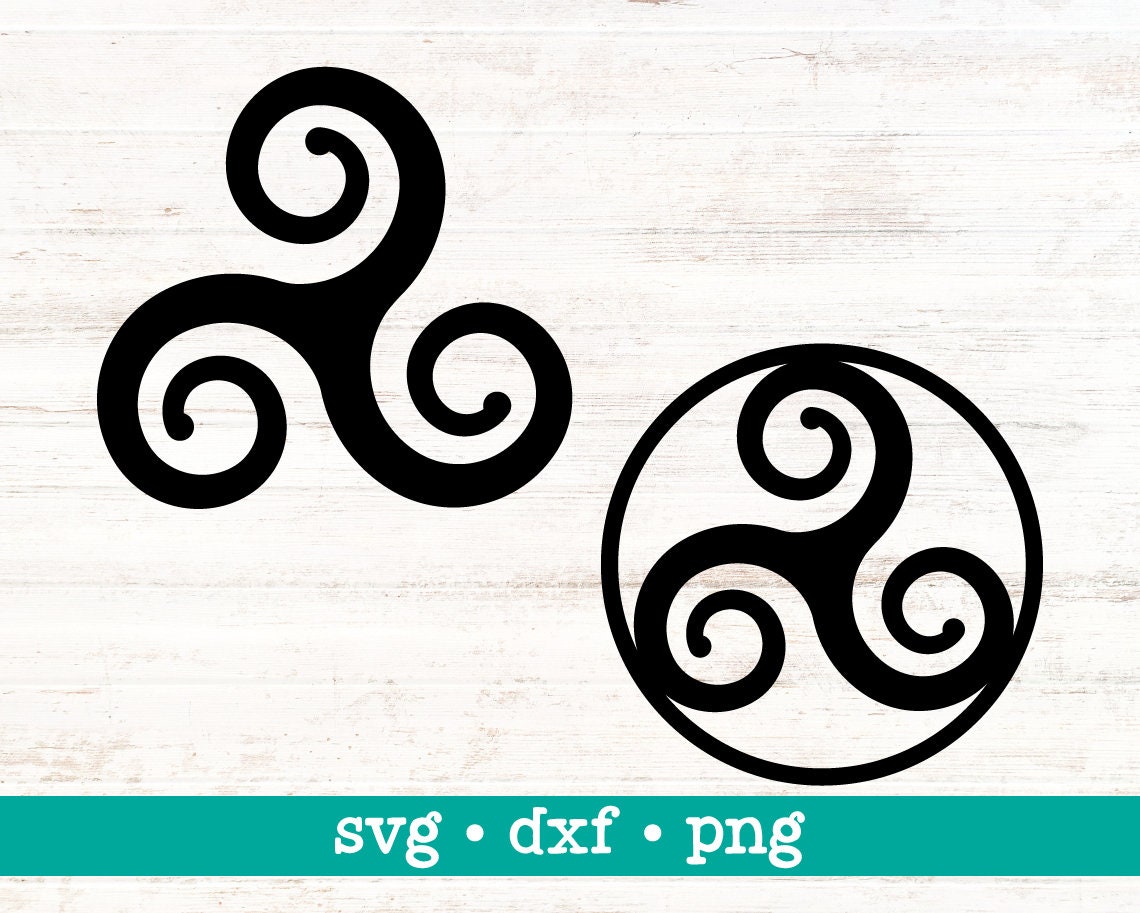 3, 5 TRISKELION SPIRAL STENCIL, Celtic Pattern, Shapes Template