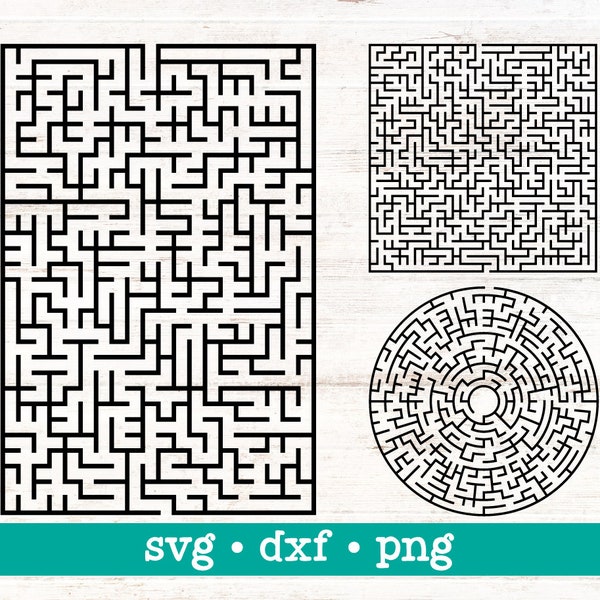 Maze svg, Maze dxf, Maze png, Maze eps, Maze for Cricut, Maze cut file, Maze for Silhouette, Maze cutting files, Maze image, Maze for kids