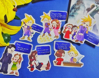 AUTOCOLLANTS ! Traduction espagnole de Final Fantasy VII