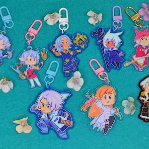 Final Fantasy XIV SHADOWBRINGERS Colorful Clear Charms