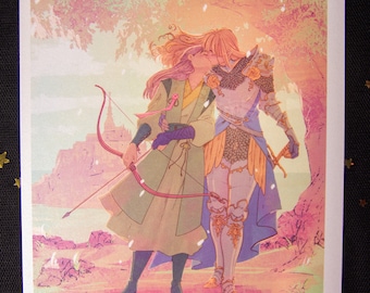 PRINT! Tears of Time - Ladies kiss