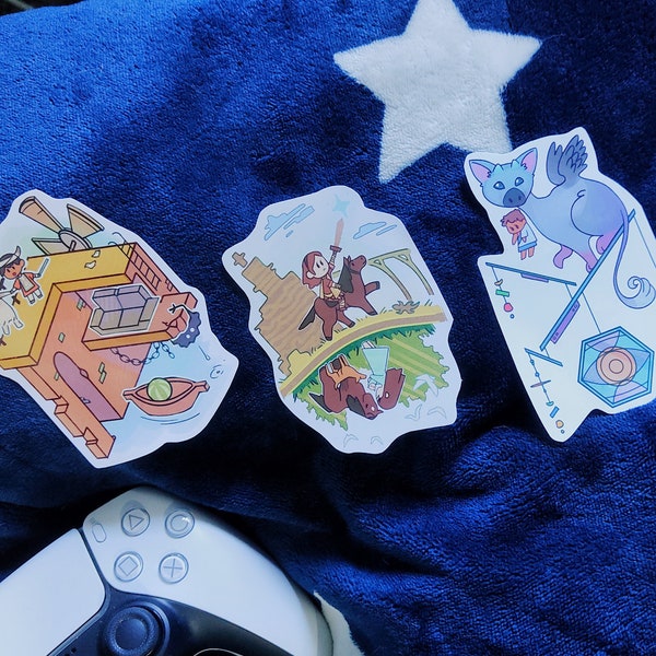 STICKERS! Games that made me - GEN design