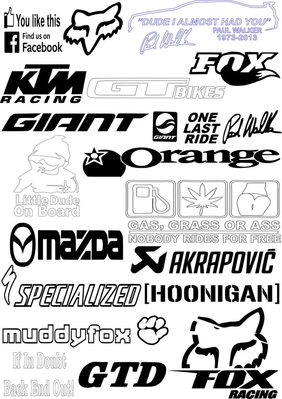 Stickers JDM Vector Fun Sticker Cars vinyl Stickers, Labels & Tags Paper & Party Supplies mindtek.it