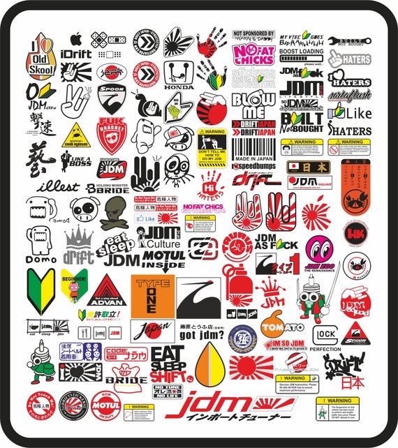 JDM VOLUME 1-14 Bundle Car Stickers/vector/graphics/jdm Svg/eps/cdr/fast  and Furious Sticker Vector/fun Decals /car Vinyl File/digital -  Finland