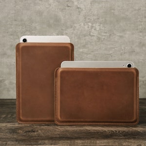 Étui en cuir personnalisé pour iPad Mini 6, étui vintage pour iPad 6e génération, étui mince pour iPad Mini 6, pour iPad 7,9 8,3 pouces, housse en cuir pour iPad W615