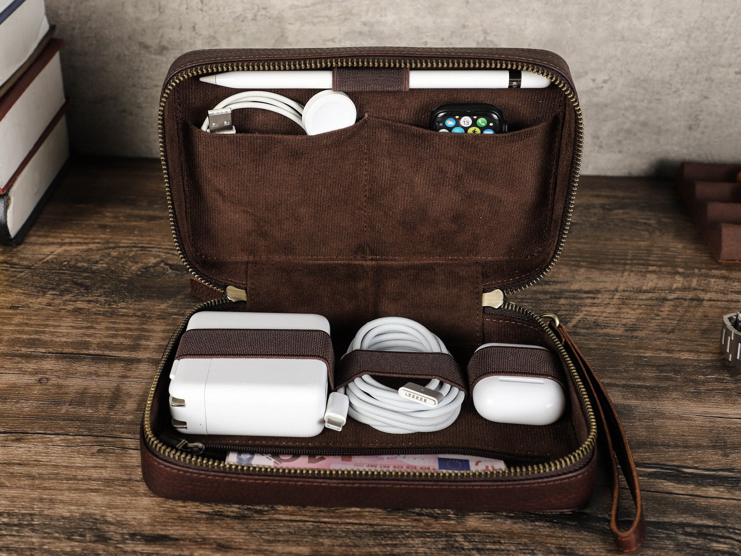 Personalized Tech Accessories Organizercord Storagecharger Etsy