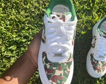 bape camo af1
