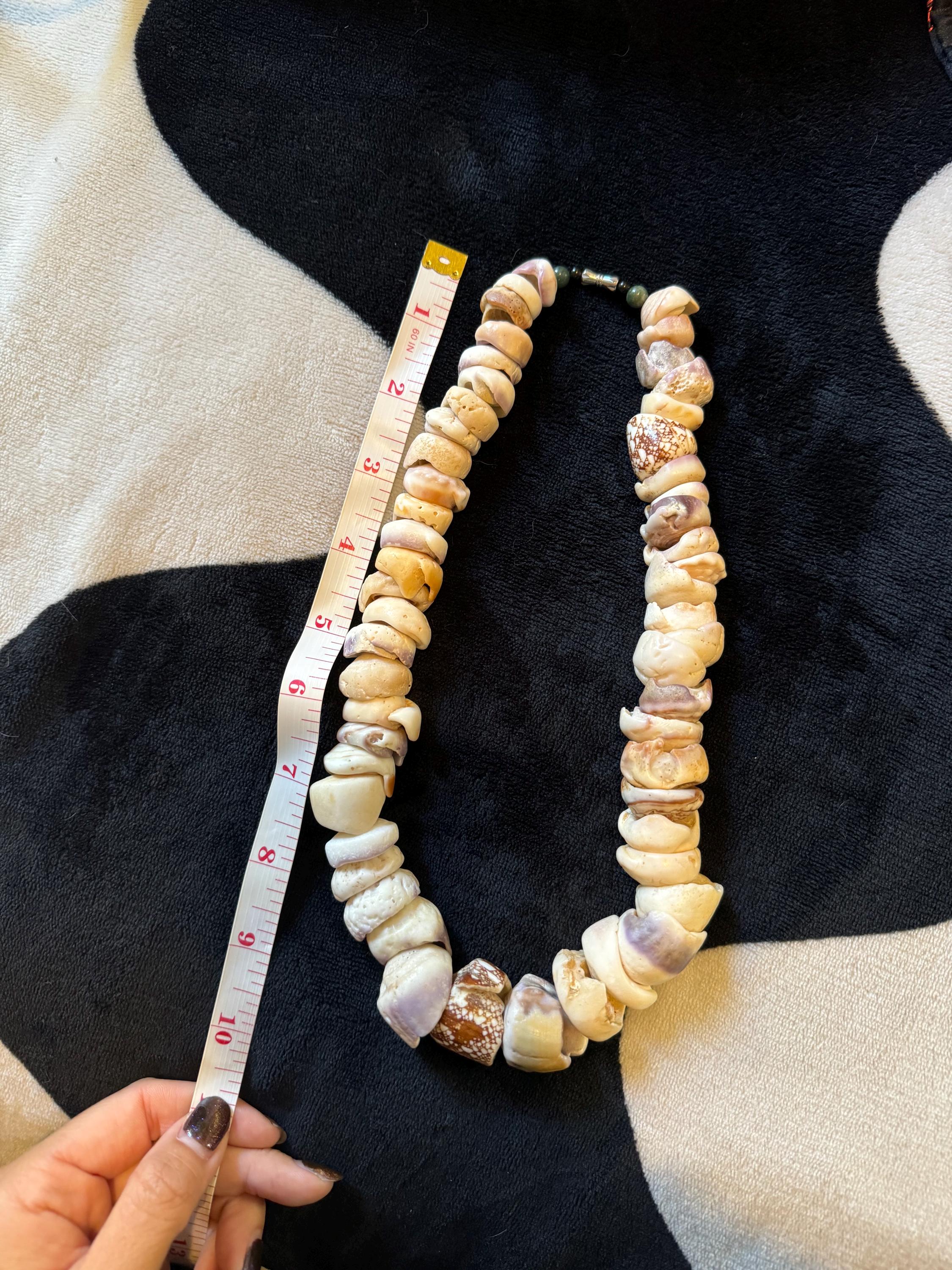 Large Hawaiian Puka Shell Necklace Rare Unique Chunky Shells - Etsy