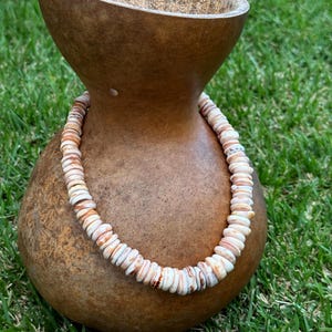 Authentic Hawaiian Brown Puka Shell Necklace Handmade, Rare, Gift, Mothers’s Day Gift