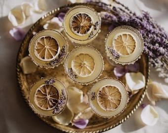 Tranches de Citron Jaune Séchées Décoratives — Éclat Solaire Naturel | The Originea