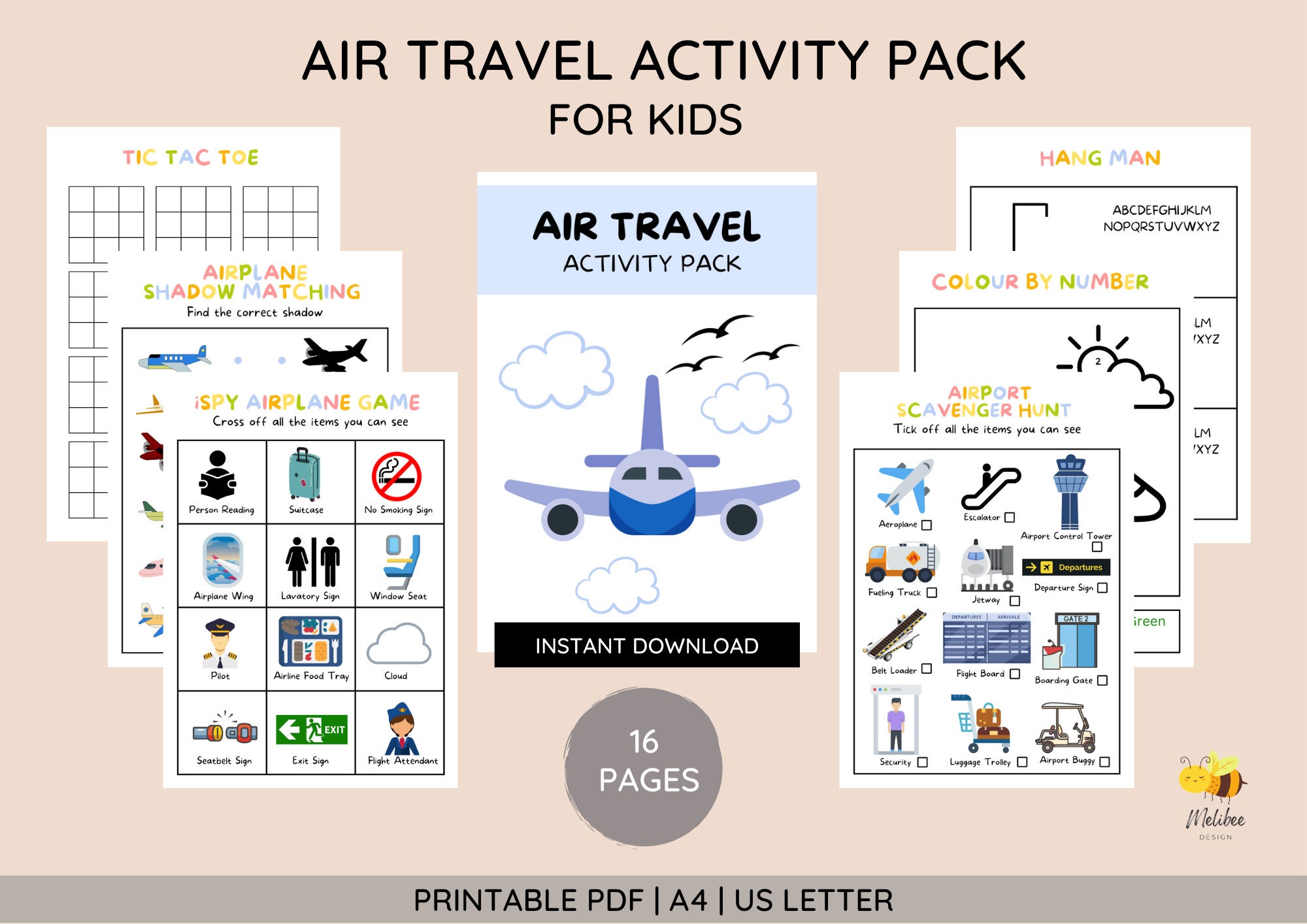 Airplane Activities for Kids. Airplane Activity Kit. Airplane Games. Kids  Airplane Activity. Kids Travel Activities. Kids Travel Games. 
