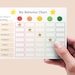 Printable Emotion Scale Behavior Chart Colourful Kids Behavior Chart ...