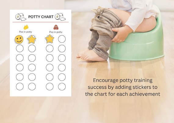 印刷可能なトイレトレーニングチャート • トイレステッカーチャート  