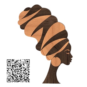 Silhouette donna africana, silhouette donna nera, file digitali, svg,png,dxf,ai,pdf