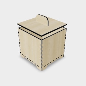 Holzkiste Laser-Schnittdateien | DIY Bastelvorlagen für eigene Designs & Projekte