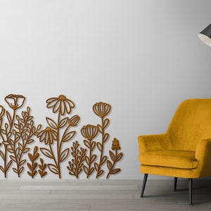 Wall Flowers laser cut files, png, pdf, ai, svg, dxf, cricut cut files and silhoutte cut files