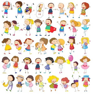 40 Cute Childs Files SVG AI PDF - Etsy