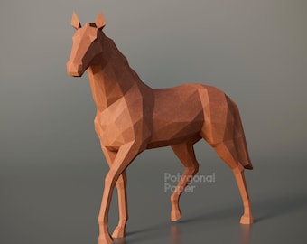 DIY Horse Sculpture: DXF File for Laser Cutting and Welding from Sheet Metal