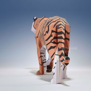 Tiger: Digital Files for Papercraft. Printable PDF Template, DXF ...