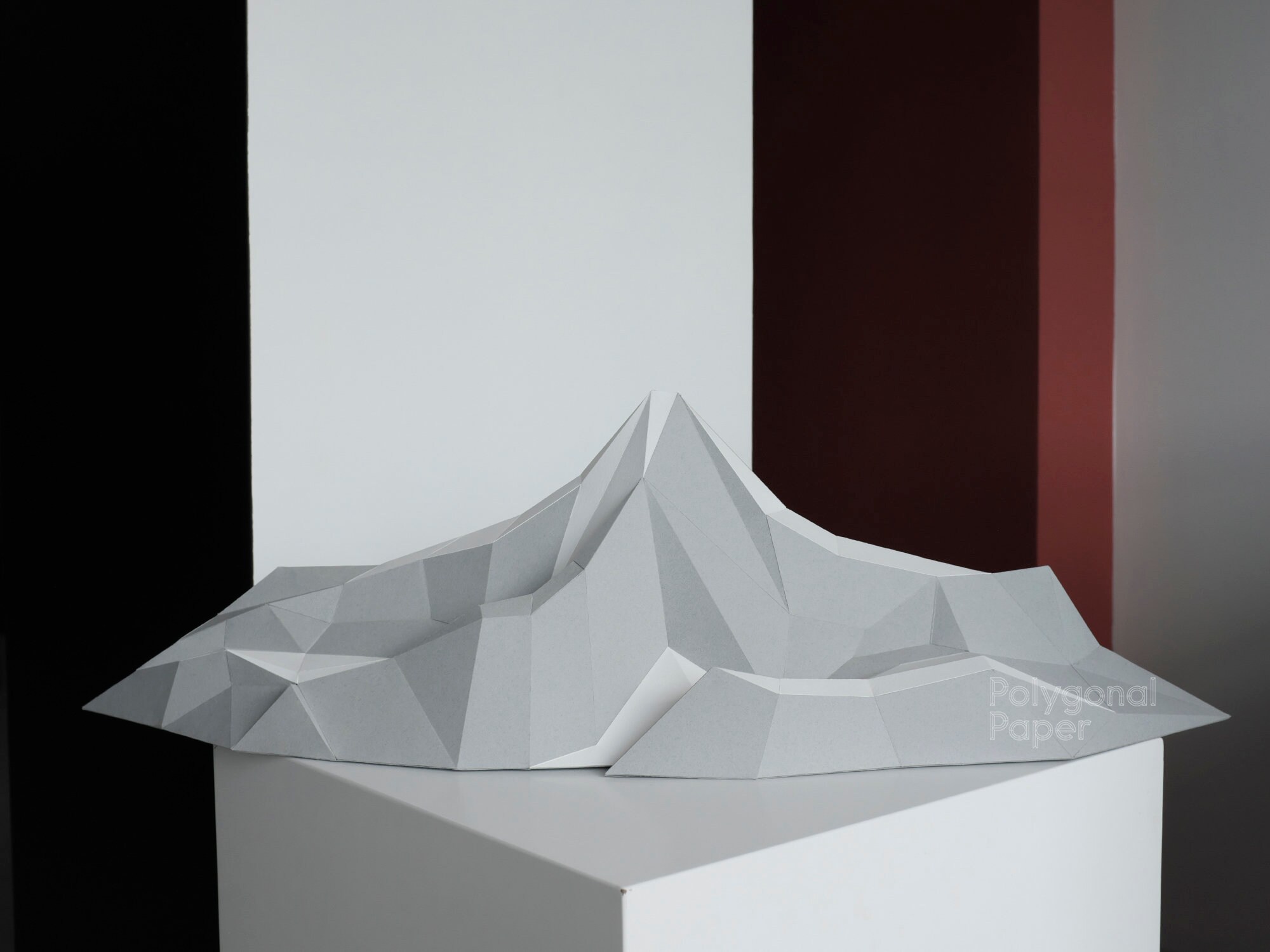 Mountain: Digital Files for Papercraft. Printable PDF - Etsy Canada