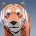 Tiger: Digital Files for Papercraft. Printable PDF Template, DXF ...