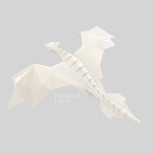 Dragon: Digital Files for Papercraft. Printable PDF Template, SVG Drawings for Plotter. 3d ...
