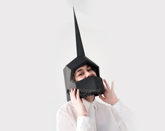 Narwhal Mask: Digital Scheme for Papercraft