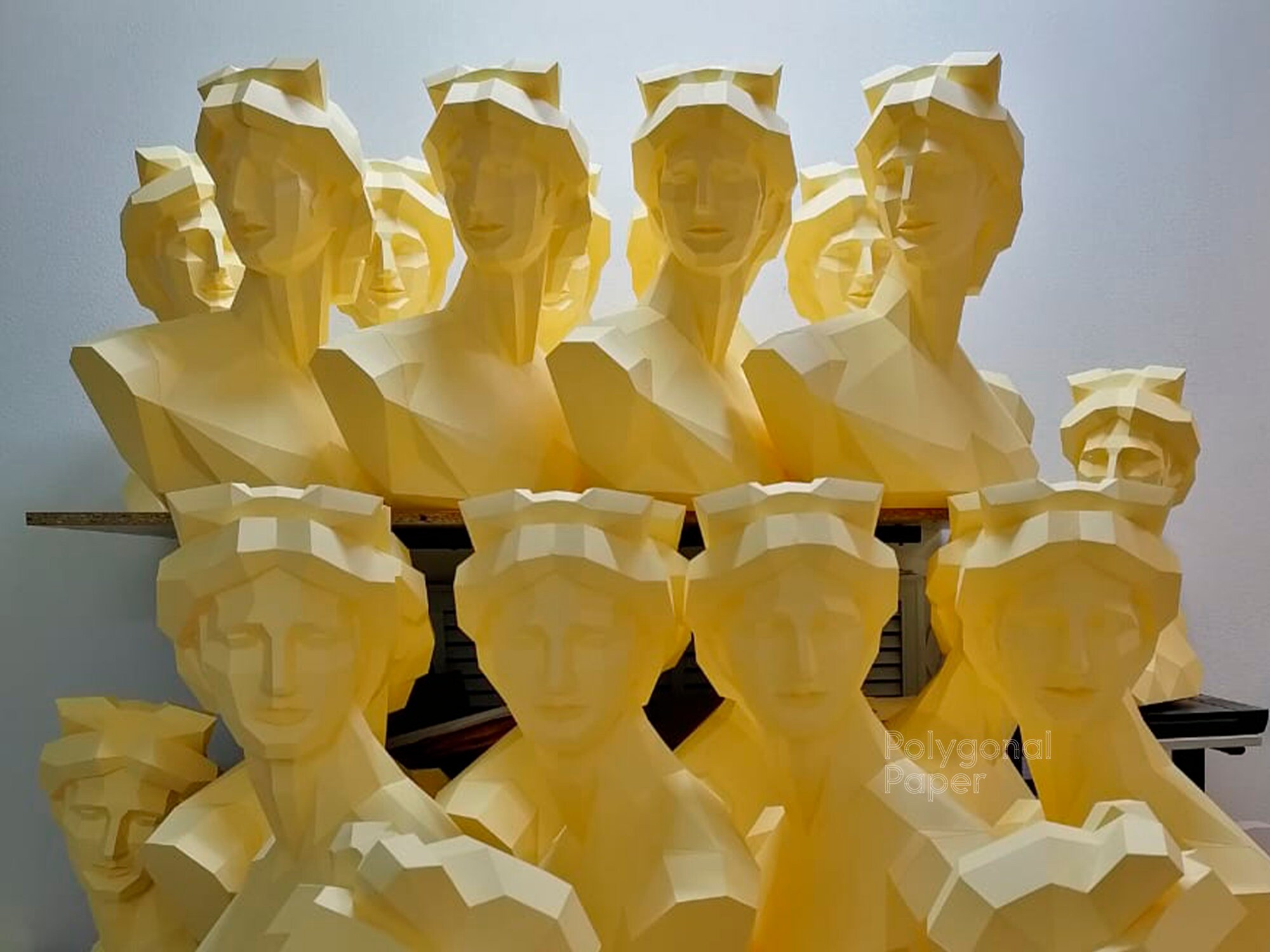 Apollo: DIY Papercraft Sculpture. Printable PDF Template, Drawings for ...