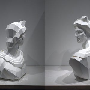Apollo: DIY Papercraft Sculpture. Printable PDF Template, Drawings for ...