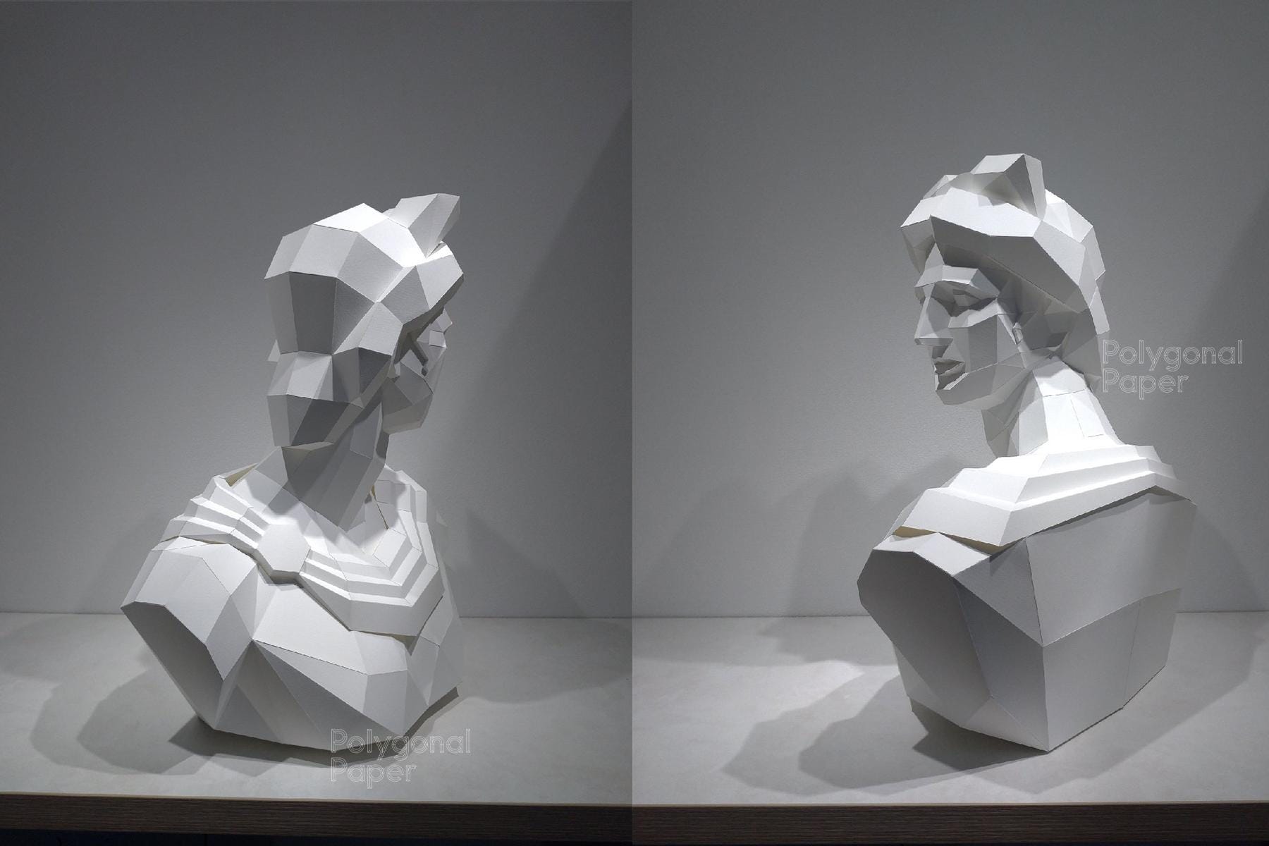 Papercraft Apollo Apollo: DIY Papercraft Sculpture. Printable PDF Template, Drawings for ...